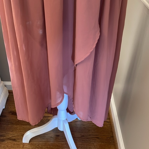 Ladies, very elegant mauve color summer dress size XL - Picture 5 of 12